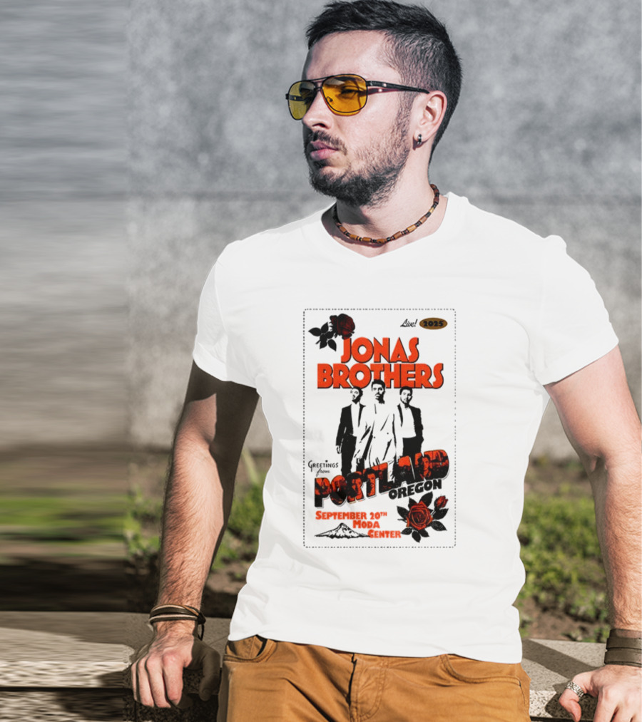 Jonas Brothers Portland Oregon September 20 2023 Moda Center T-Shirt