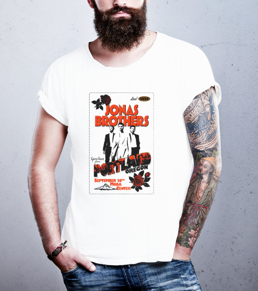 Jonas Brothers Portland Oregon September 20 2023 Moda Center T-Shirt