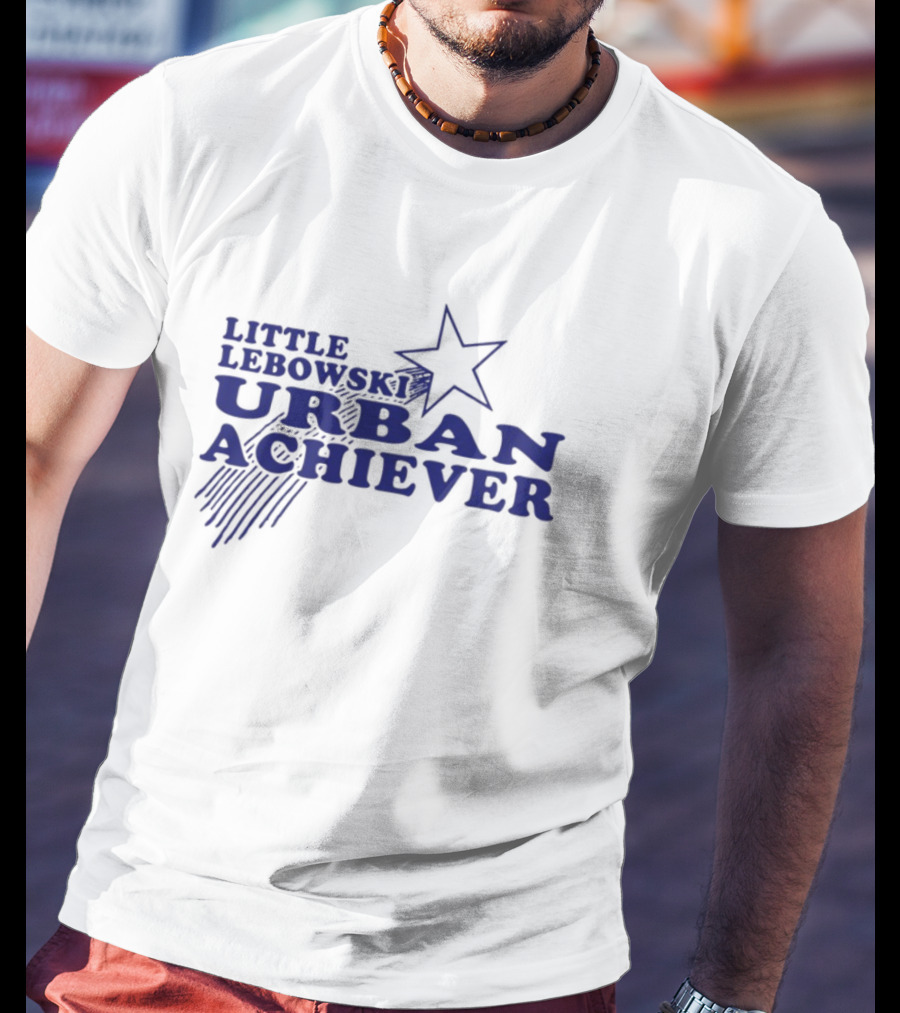 Little Lebowski Urban Achiever Star Icon Imagery T-Shirt