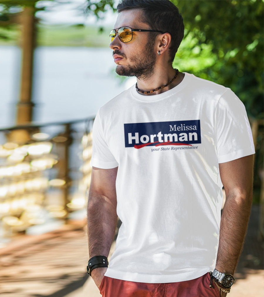 Melissa Hortman Your State Representative Red And Blue Typography T-Shirt