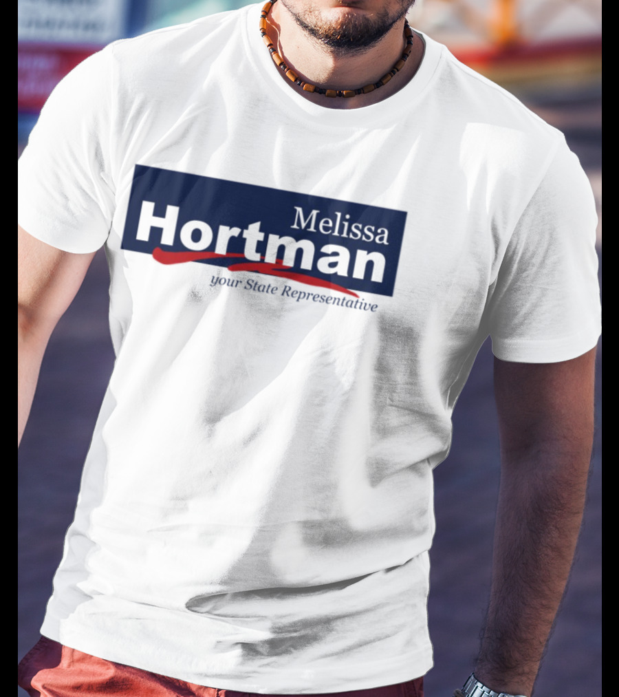 Melissa Hortman Your State Representative Red And Blue Typography T-Shirt