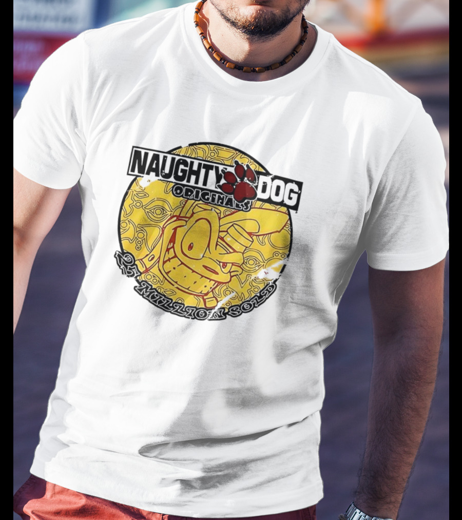 Naughty Dog Classics 25 Million Sold Celebration T-Shirt