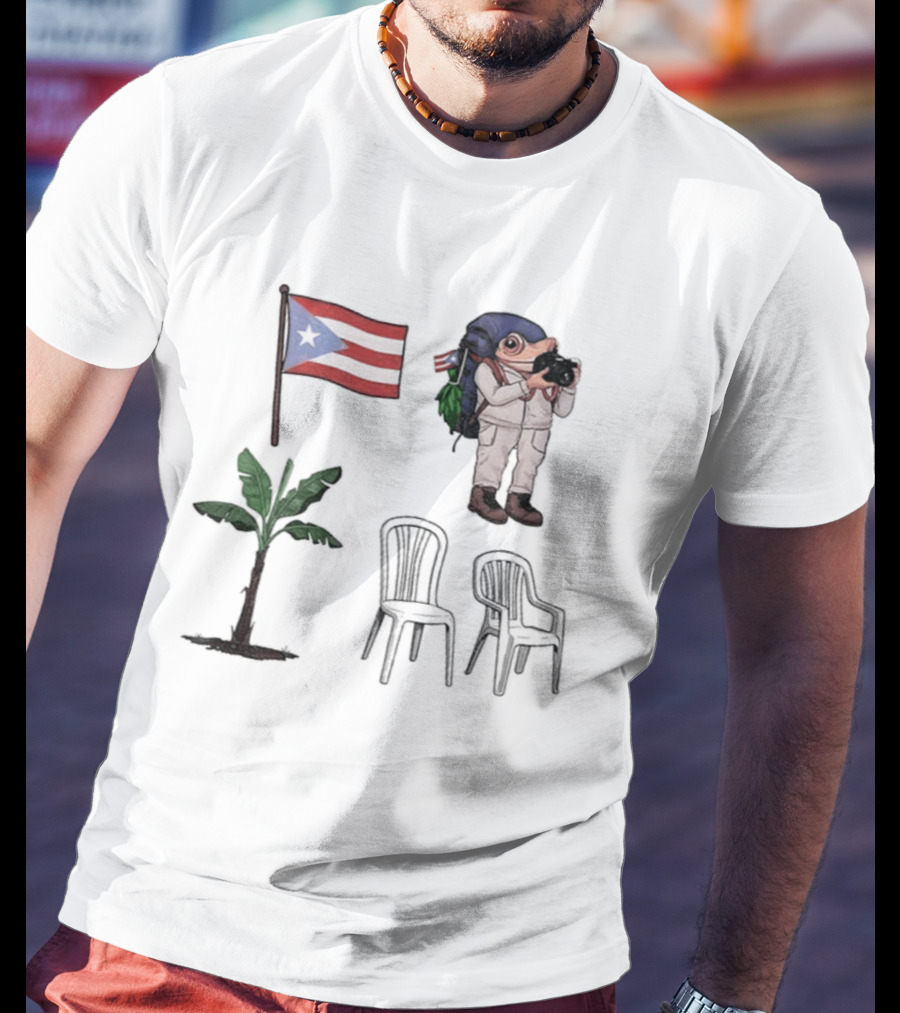 Boricua Puerto Rican Flag Coqui Palm Chairs 2025 T-Shirt