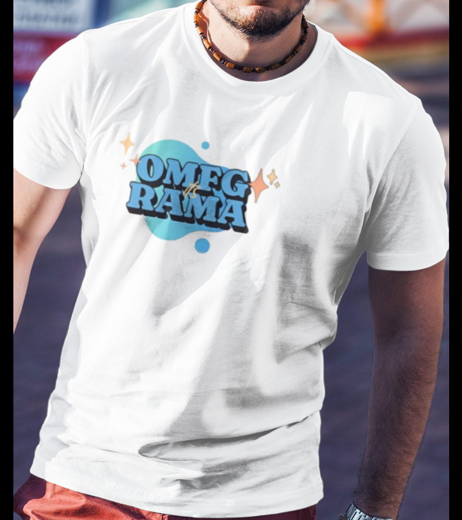 OMFG Its Rama Ohhhkay Sparkle Burst Retro Style T-Shirt