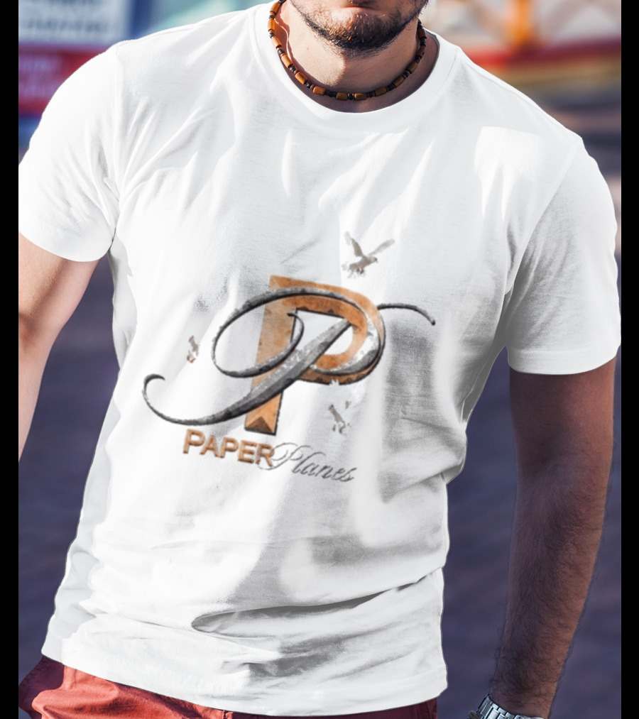 Paper Planes P With Doves Flight Elements T-Shirt