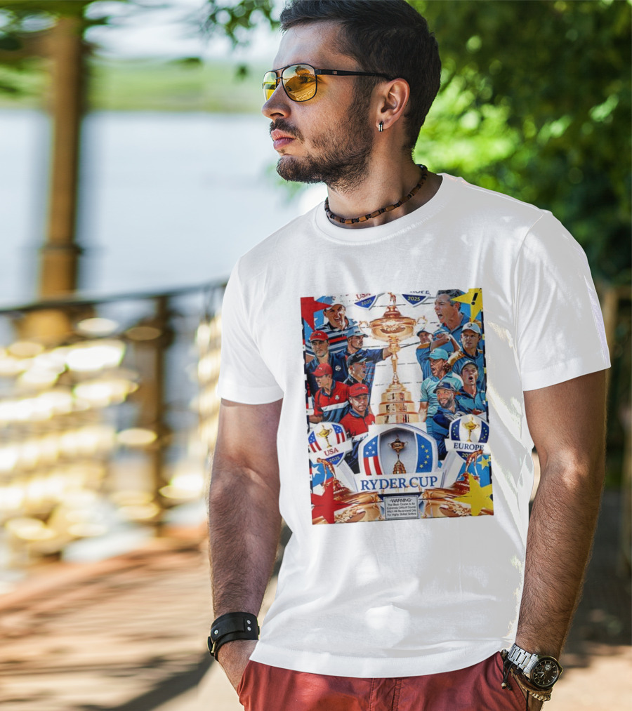 Ryder Cup 2025 USA Vs Europe Golf Tournament Team Challenge T-Shirt