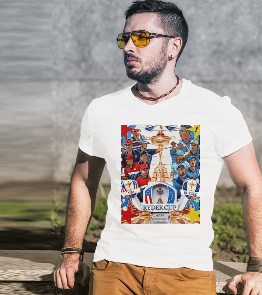 Ryder Cup 2025 USA Vs Europe Golf Tournament Team Challenge T-Shirt