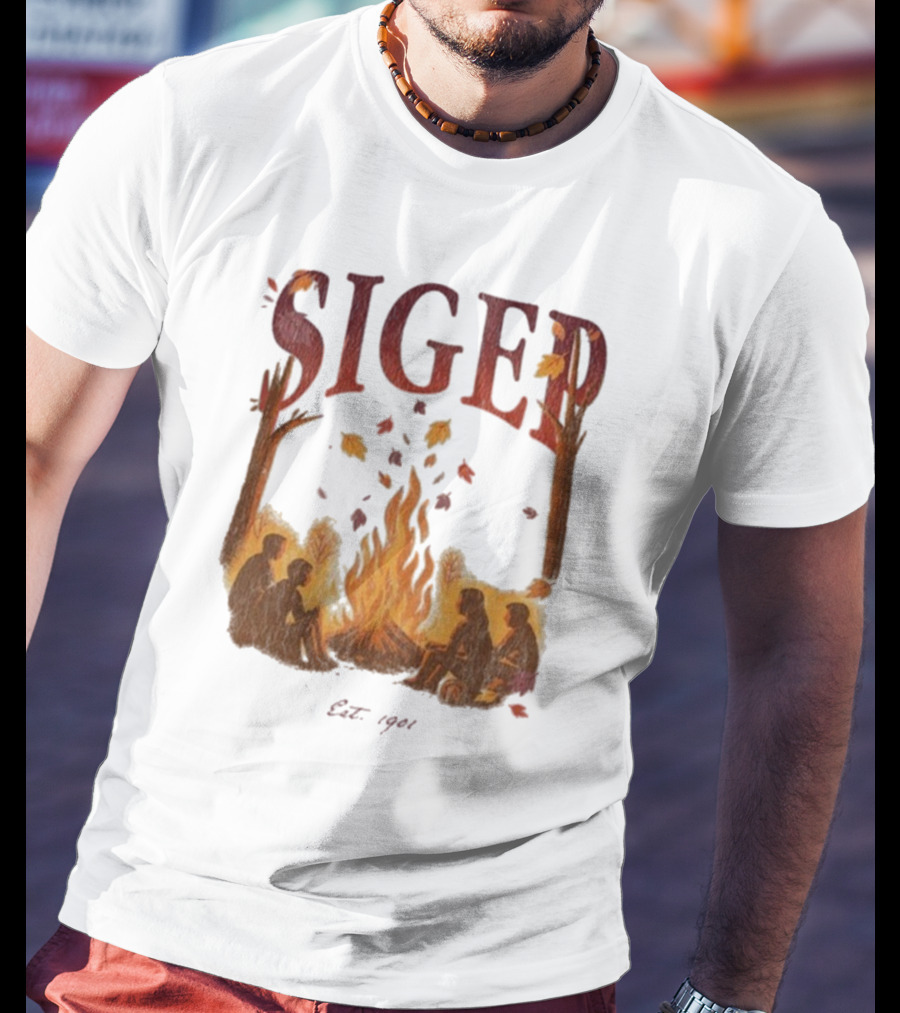 "SigEp Campfire Gathering Fall Est 1901" T-Shirt