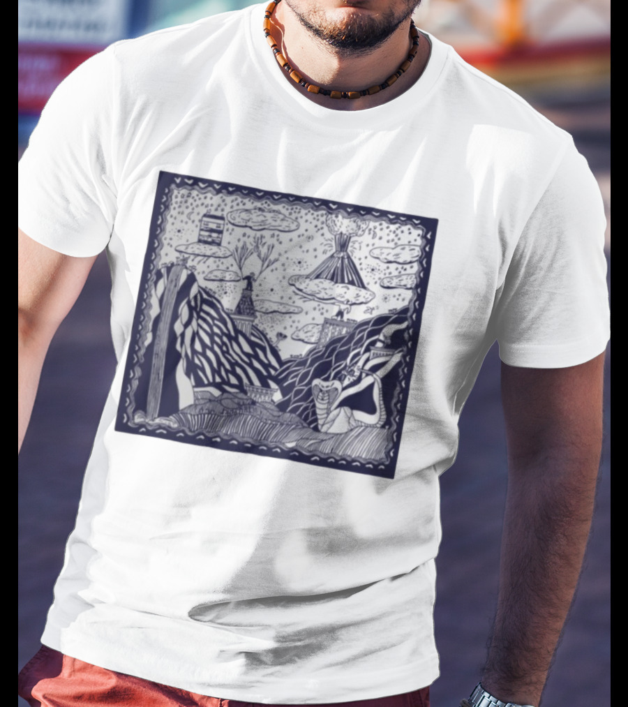 Thestorysofarca The Story So Far Album Art Snake Volcano Pattern Clouds T-Shirt