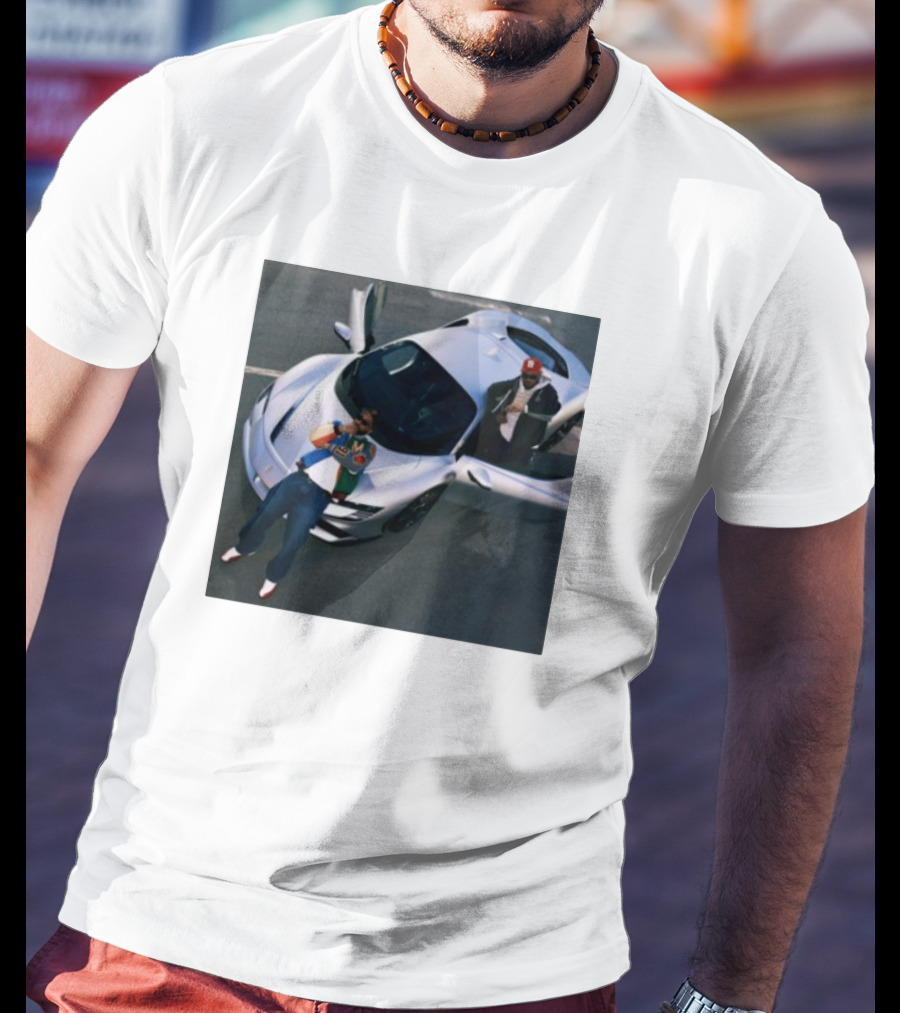 Until Night Comes Album Silver Sports Car Duo T-Shirt