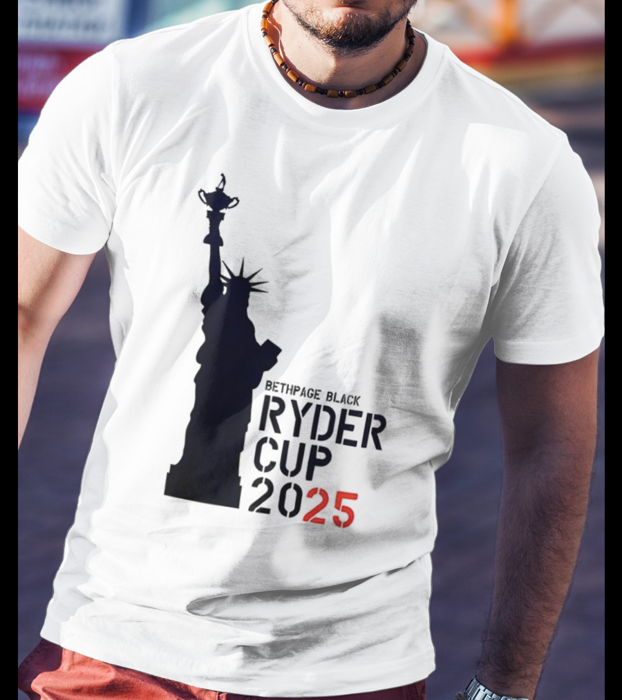 USA Ryder Cup 2025 Liberty Bethpage Black T-Shirt