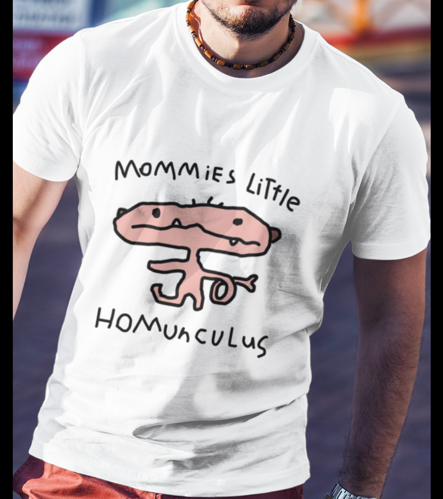 Wors S Mommies Little Homunculus Pink Abstract Creature T-Shirt