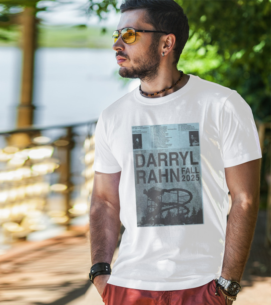 Darryl Rahn Fall Tour 2025 Water Slide Concert Dates T-Shirt