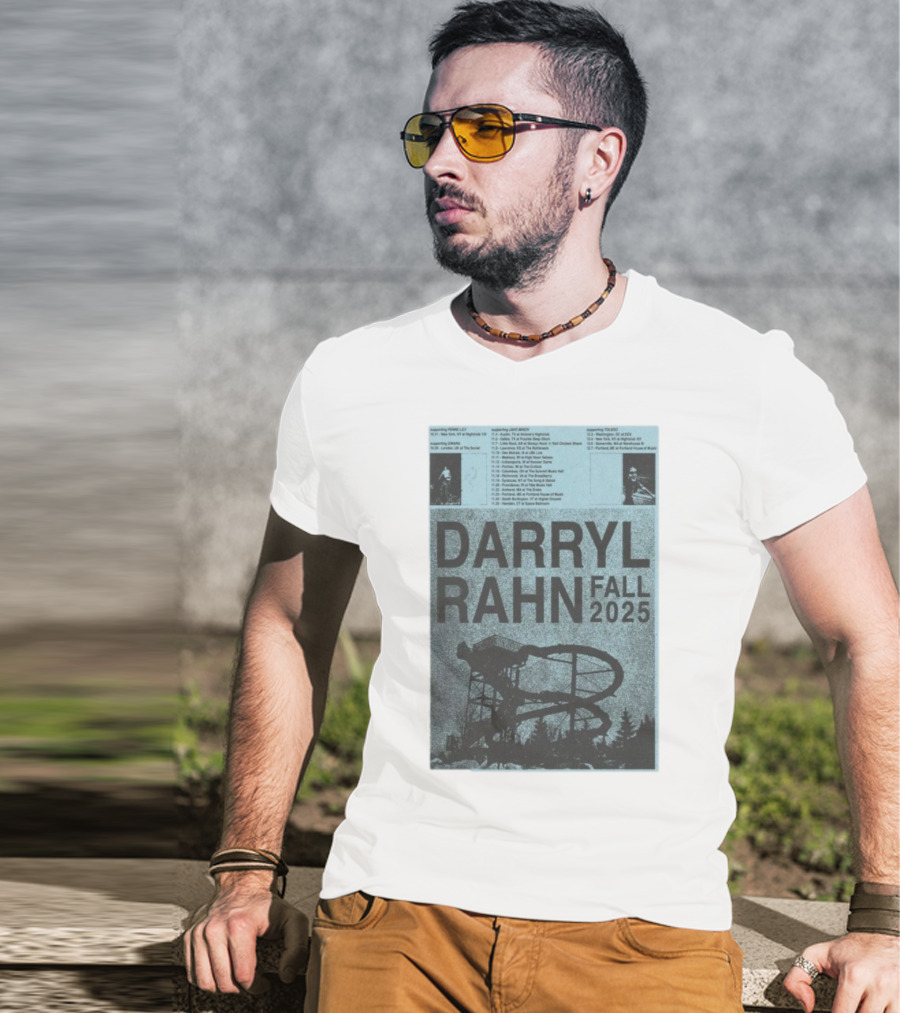 Darryl Rahn Fall Tour 2025 Water Slide Concert Dates T-Shirt