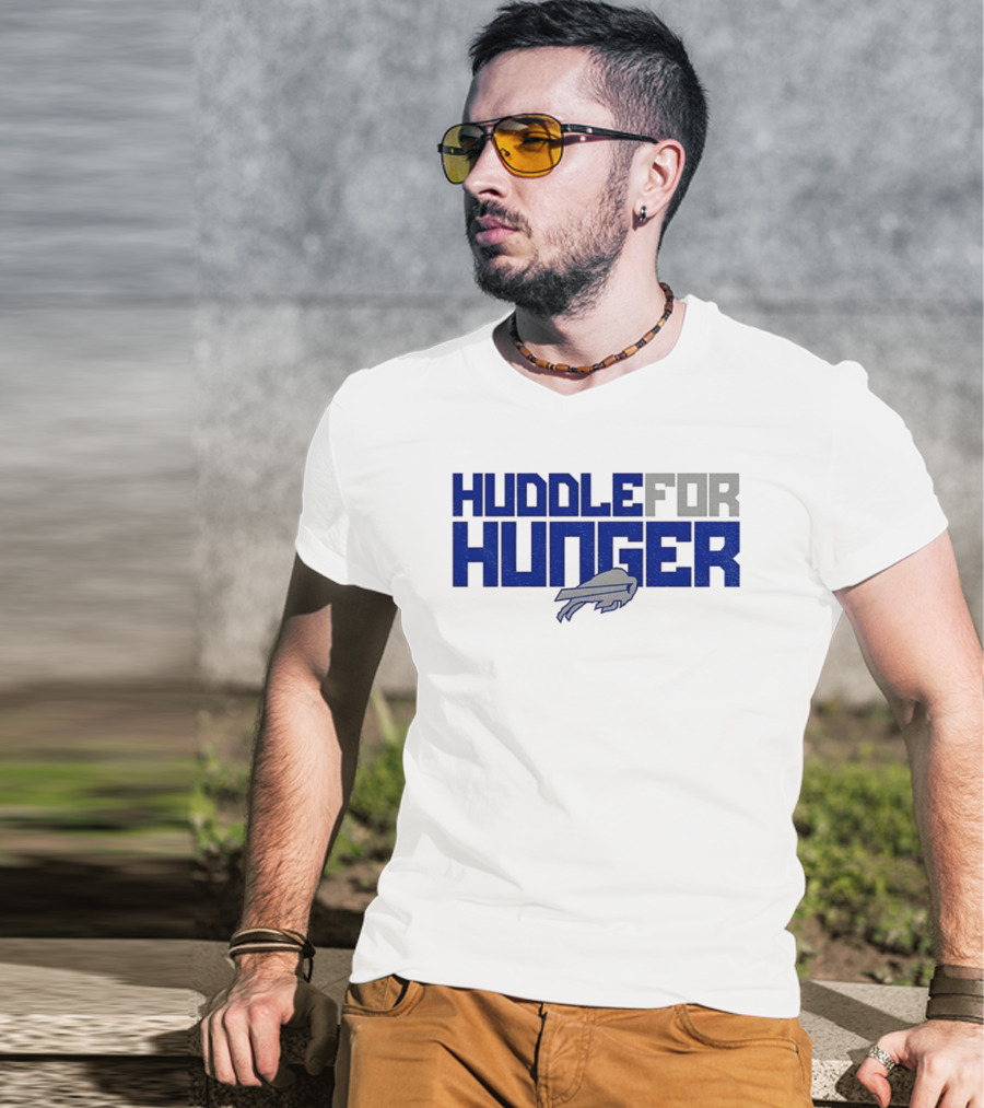 Huddle For Hunger Buffalo Bills NFL Football T-Shirt