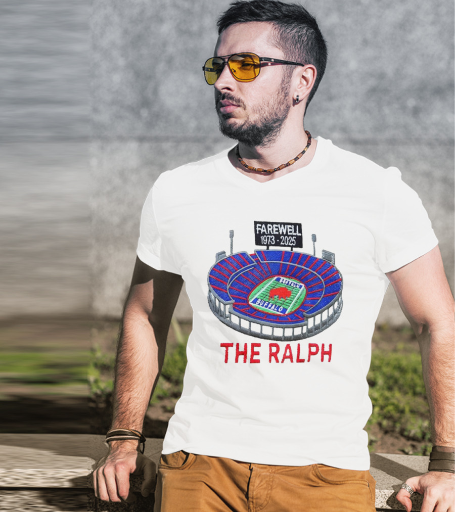 Buffalo Bills NFL Farewell 1973-2025 The Ralph Stadium T-Shirt
