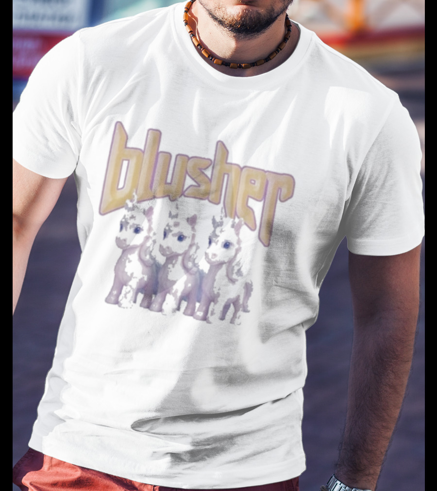 Blusher Unicorns Fantasy Characters Collection T-Shirt