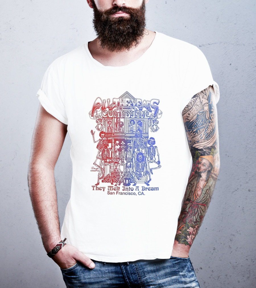Grateful Dead All The Years Combine They Melt Into A Dream 60 Years San Francisco CA T-Shirt