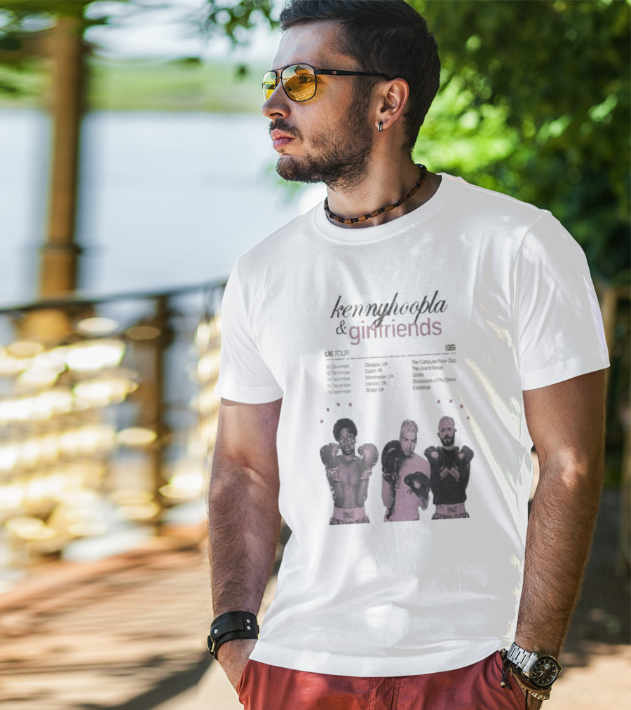 KennyHoopla And Girlfriends EU UK Tour 2025 Boxing Themed Dates UK EU Cities T-Shirt