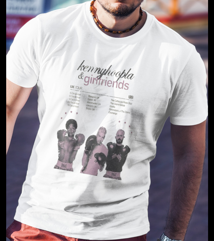 KennyHoopla And Girlfriends EU UK Tour 2025 Boxing Themed Dates UK EU Cities T-Shirt