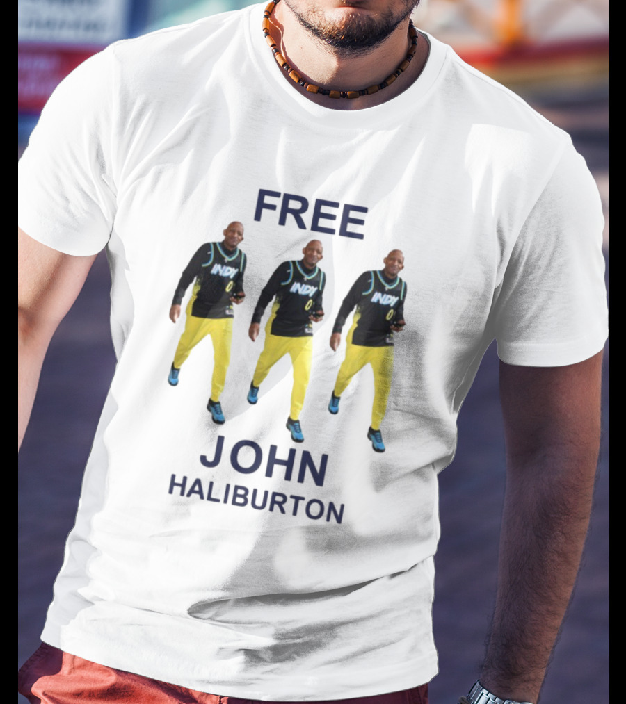 Free John Haliburton Indy 0 Sports Outfit T-Shirt