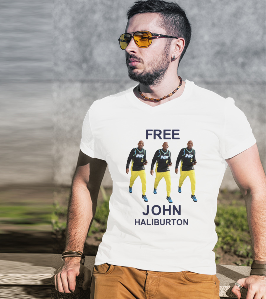 Free John Haliburton Indy 0 Sports Outfit T-Shirt