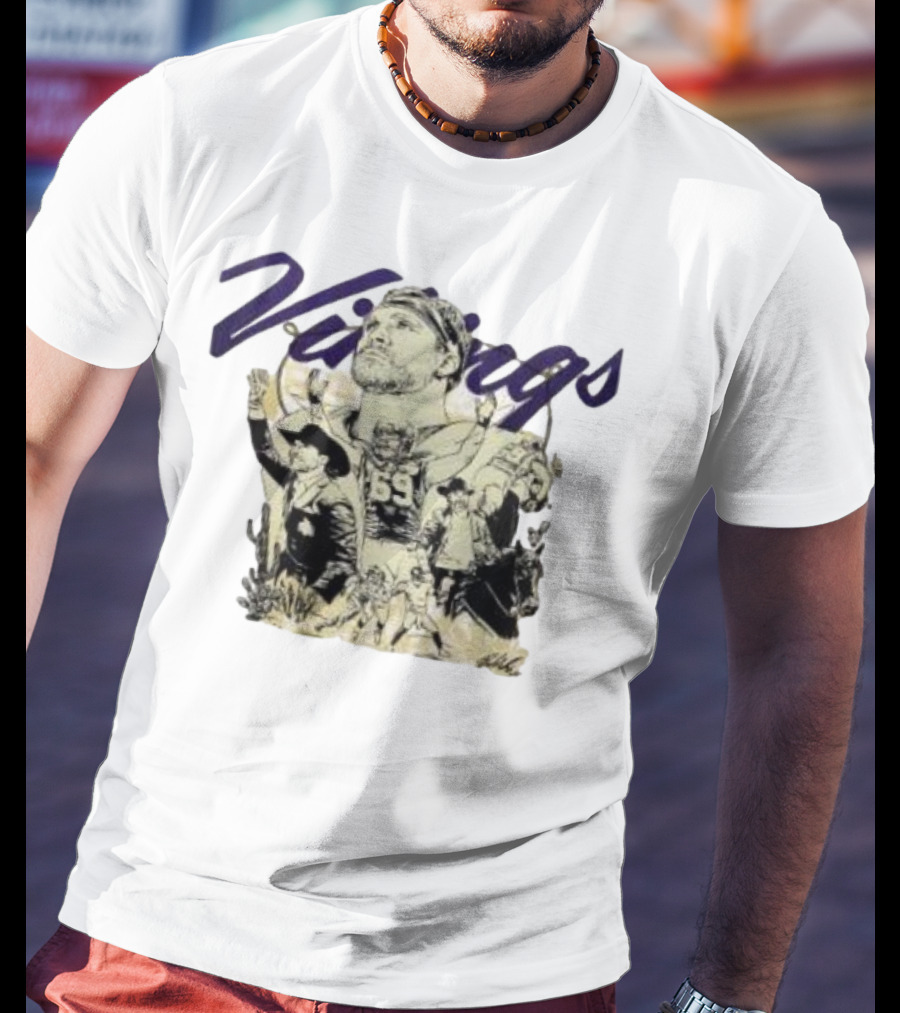 Vikings Fan Tribute With Player Number 69 And Team Spirit Imagery T-Shirt
