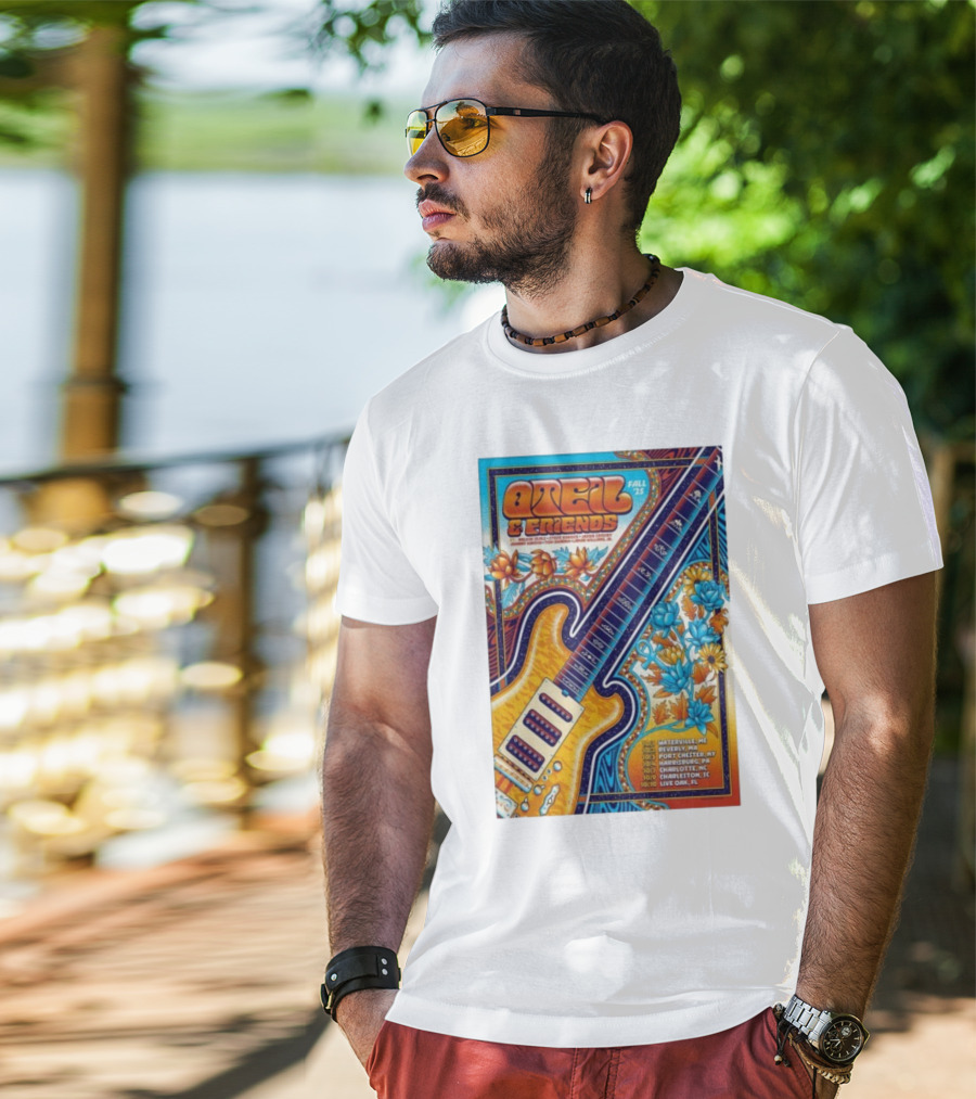 Oteil And Friends Fall 25 Tour Harrisburg PA Guitar Art T-Shirt