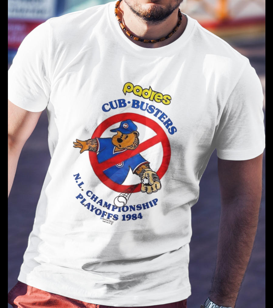 Padres Cub Busters NL Championship Playoffs 1984 T-Shirt