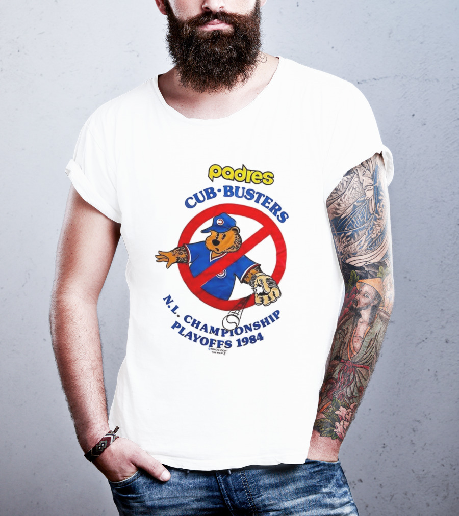 Padres Cub Busters NL Championship Playoffs 1984 T-Shirt