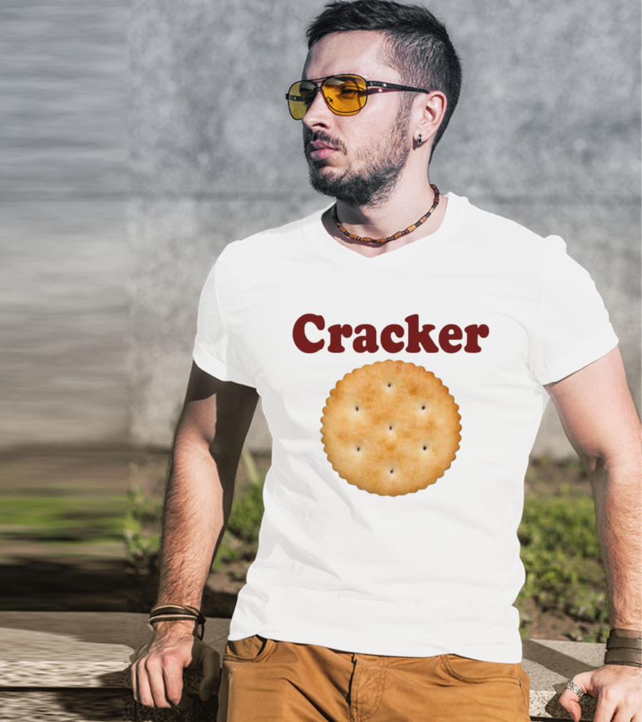 Cracker Biscuit Snack Round Baked Treat T-Shirt