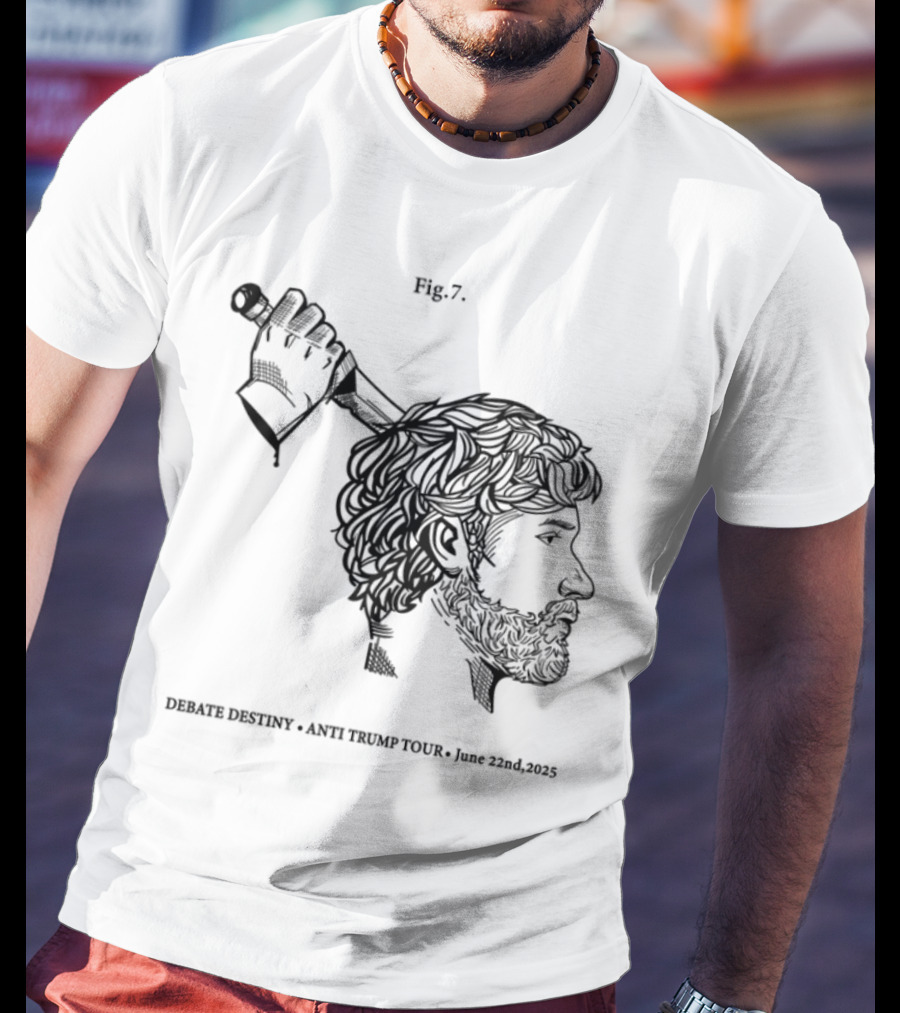 Debate Destiny Badge White Circle Event T-Shirt