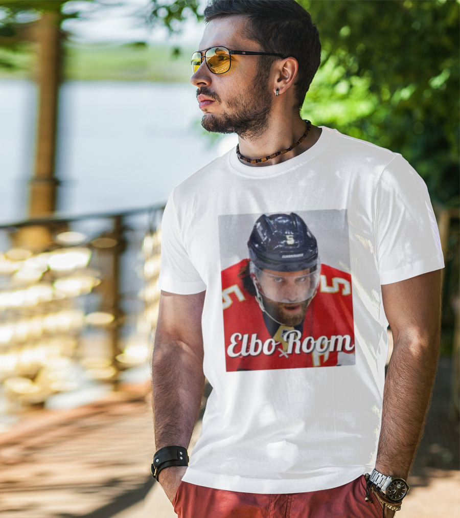 Elbo Room Hockey Player Warrior Number 5 T-Shirt