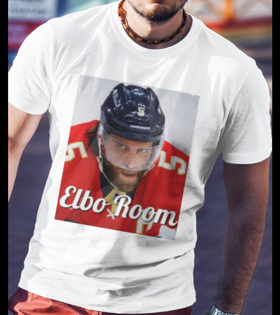 Elbo Room Hockey Player Warrior Number 5 T-Shirt
