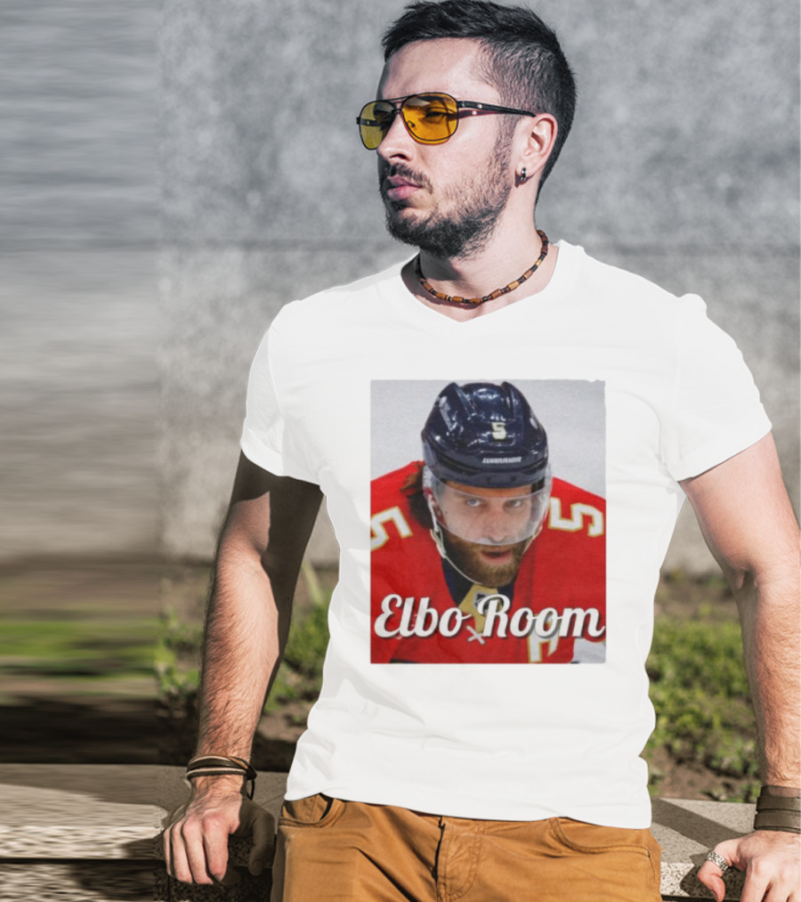 Elbo Room Hockey Player Warrior Number 5 T-Shirt