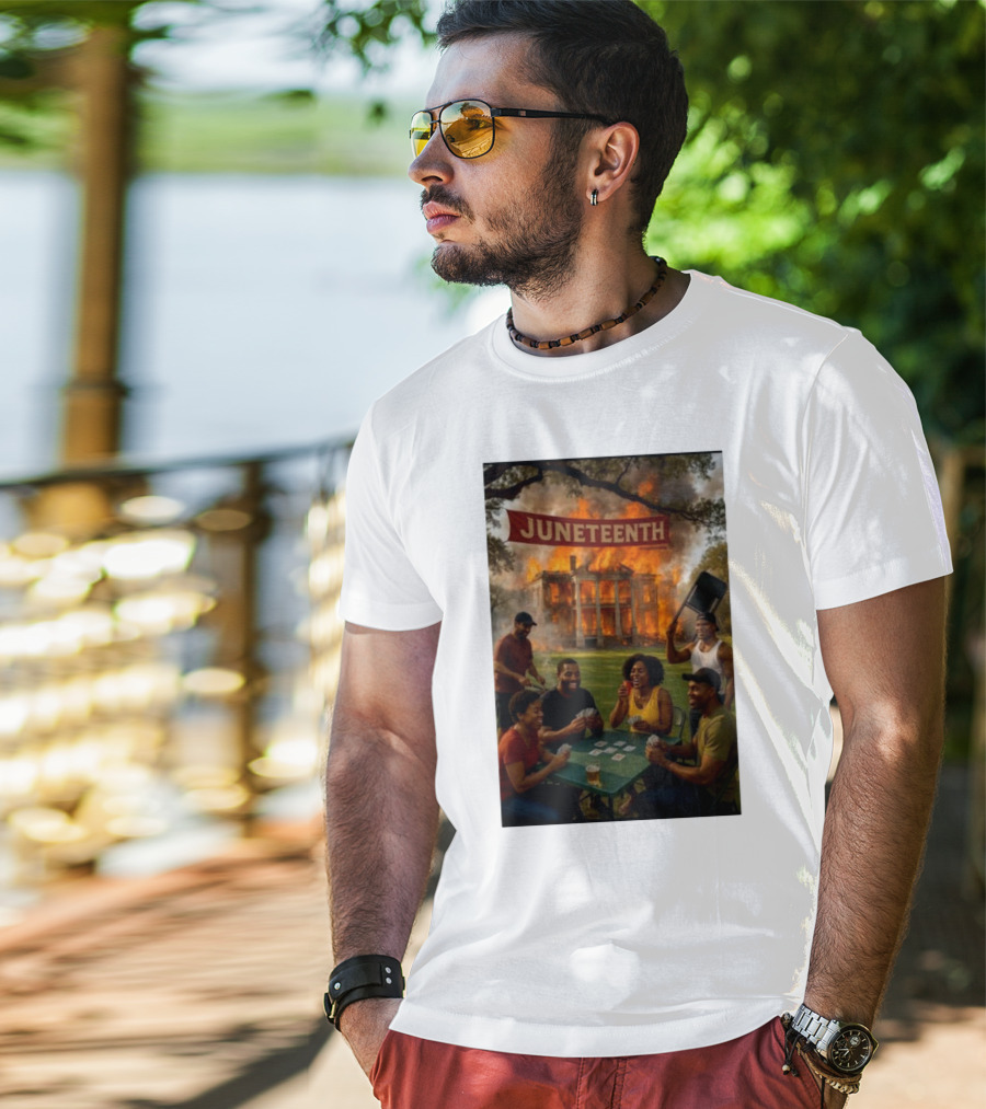 Juneteenth La Plantation Fire Historic Juneteenth Celebration T-Shirt