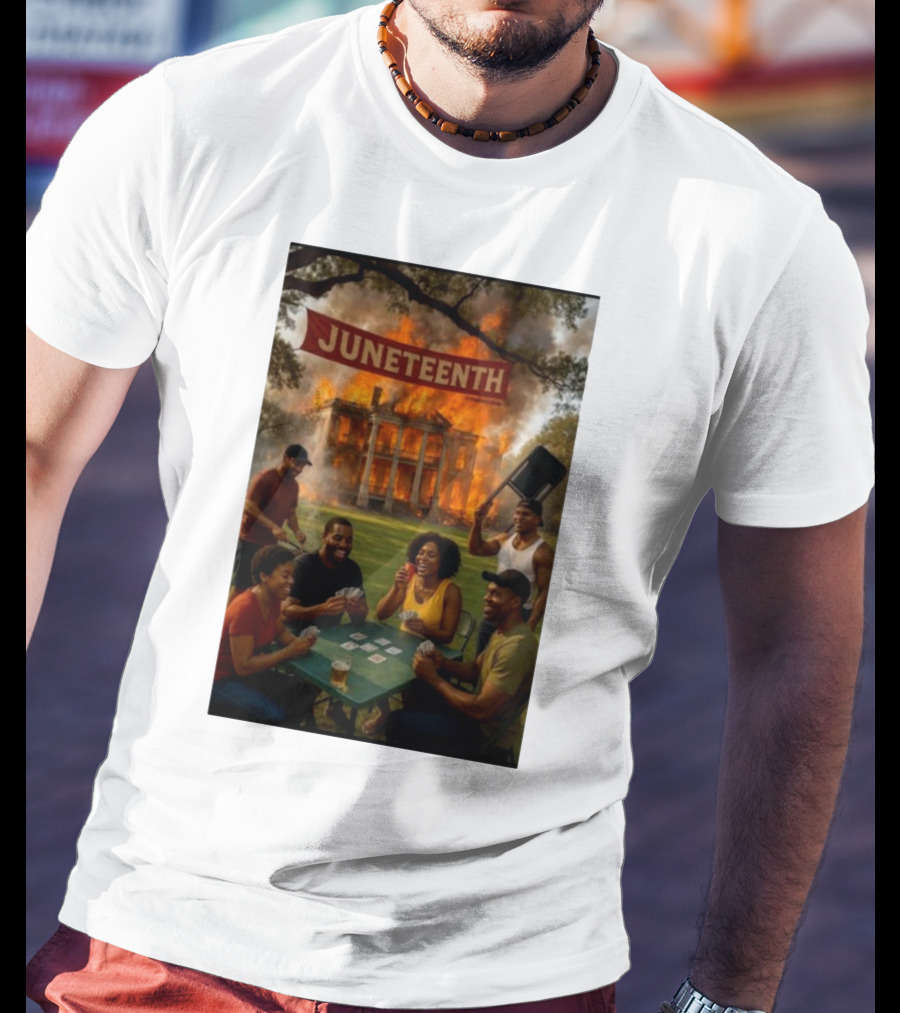 Juneteenth La Plantation Fire Historic Juneteenth Celebration T-Shirt