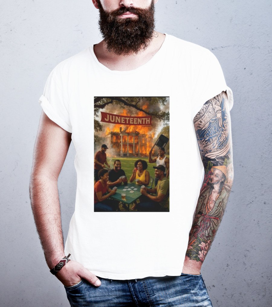 Juneteenth La Plantation Fire Historic Juneteenth Celebration T-Shirt