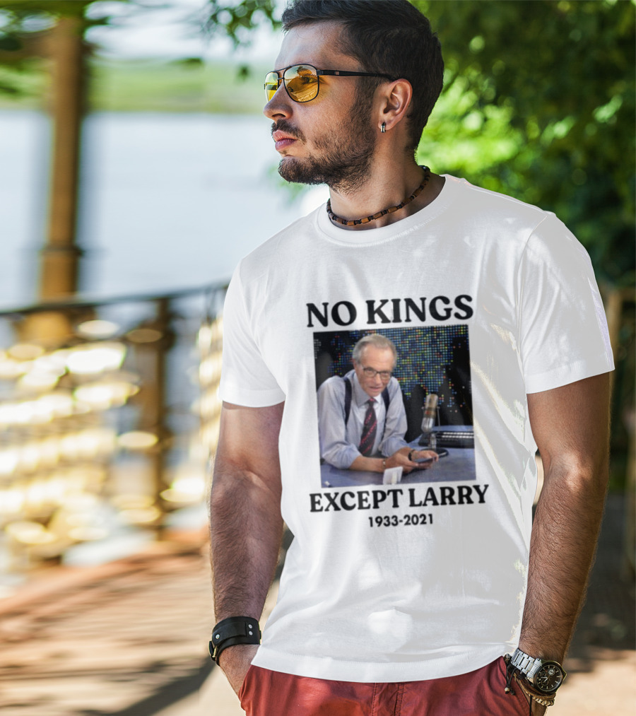 Justinboldaji Fuck Ice No Kings Except Larry 1933 2021 T-Shirt