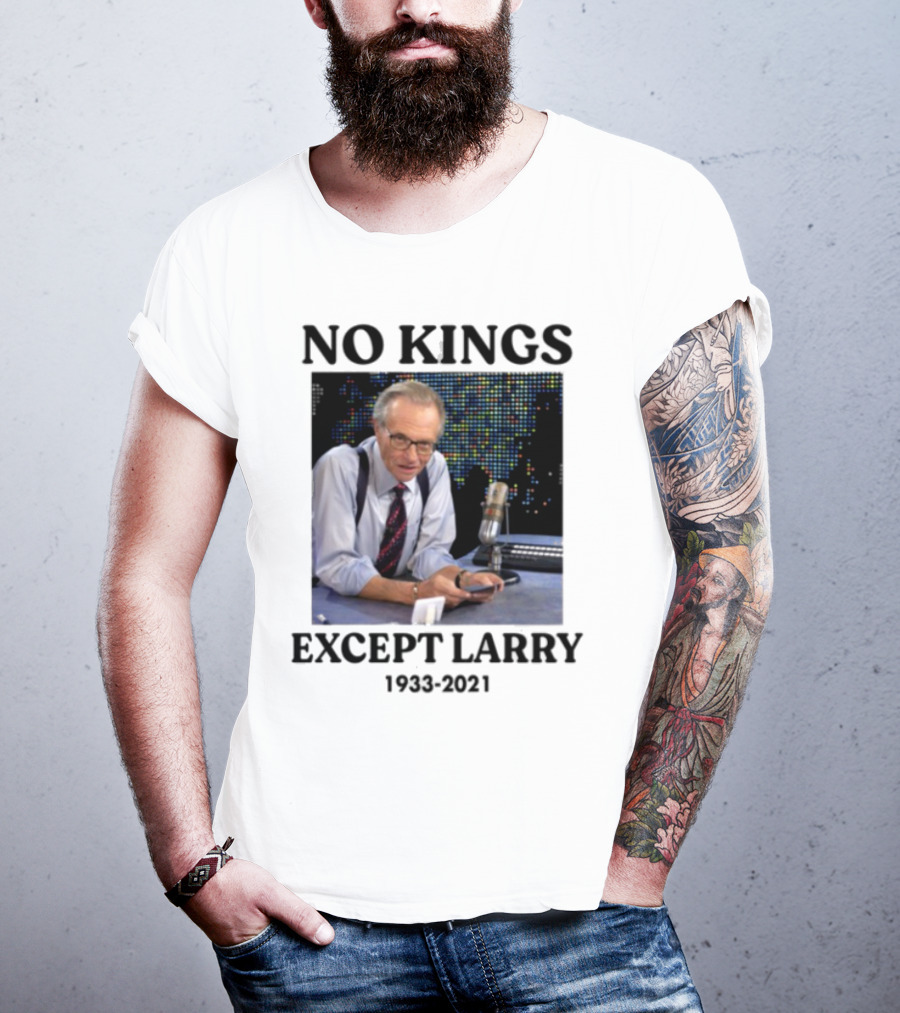 Justinboldaji Fuck Ice No Kings Except Larry 1933 2021 T-Shirt
