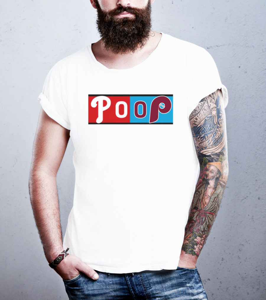 Poop Game Parody Iconic Logo Style T-Shirt