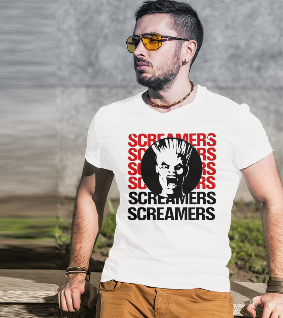Screamers Demos Album Punk Iconic Silhouette T-Shirt