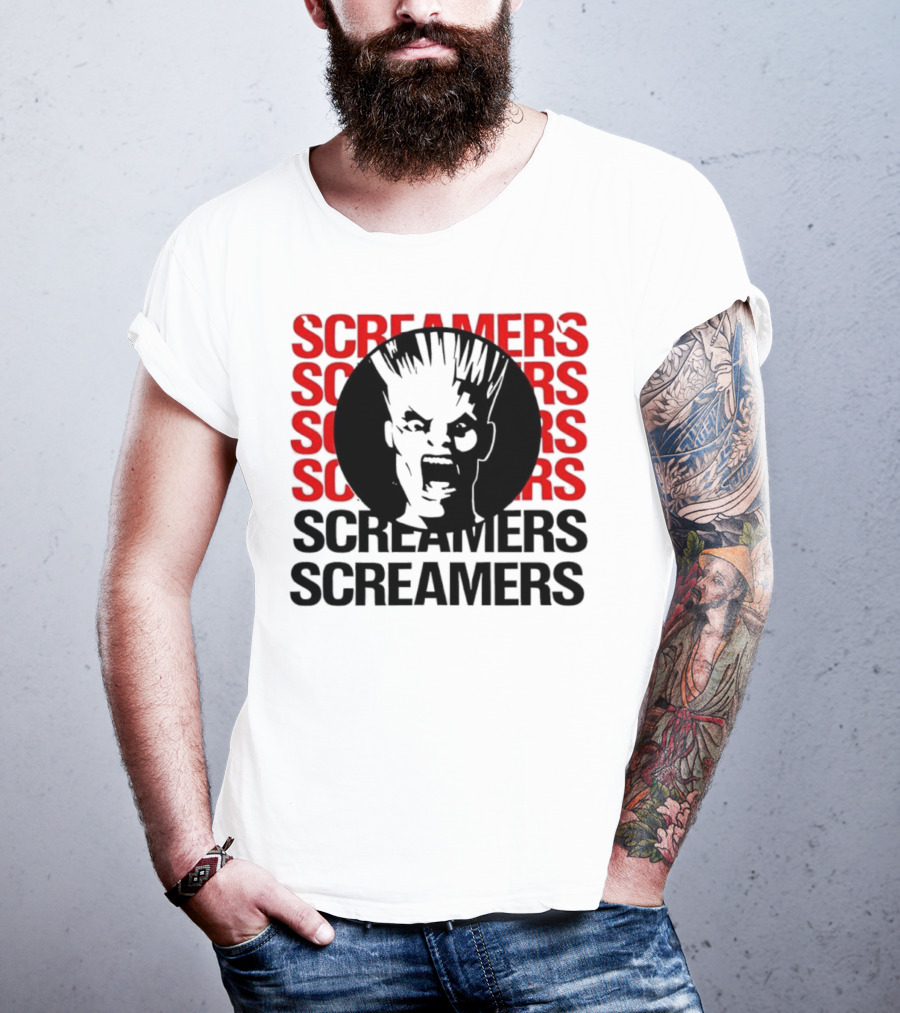 Screamers Demos Album Punk Iconic Silhouette T-Shirt