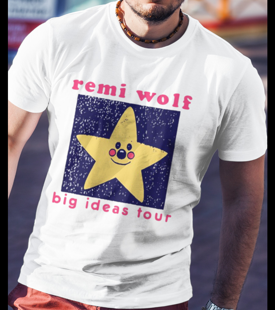 Remi Wolf Big Ideas Tour Smiling Star T-Shirt