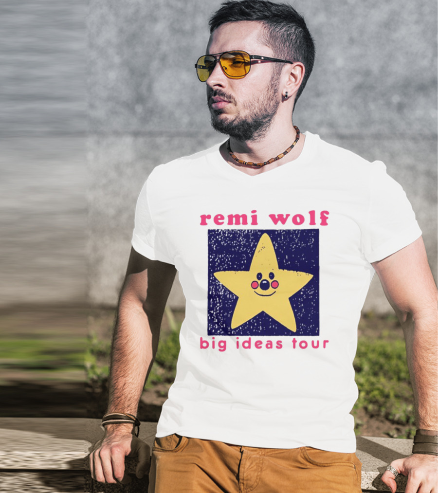 Remi Wolf Big Ideas Tour Smiling Star T-Shirt