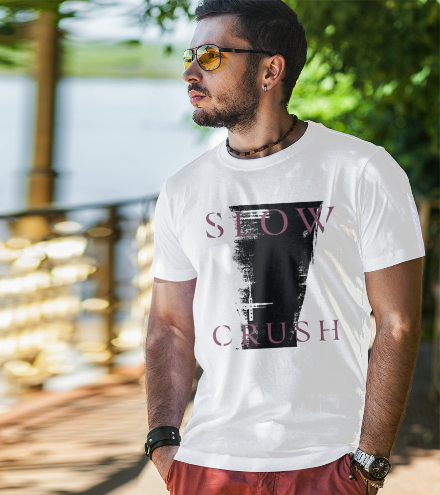 Slow Crush Thirst White 7 T-Shirt