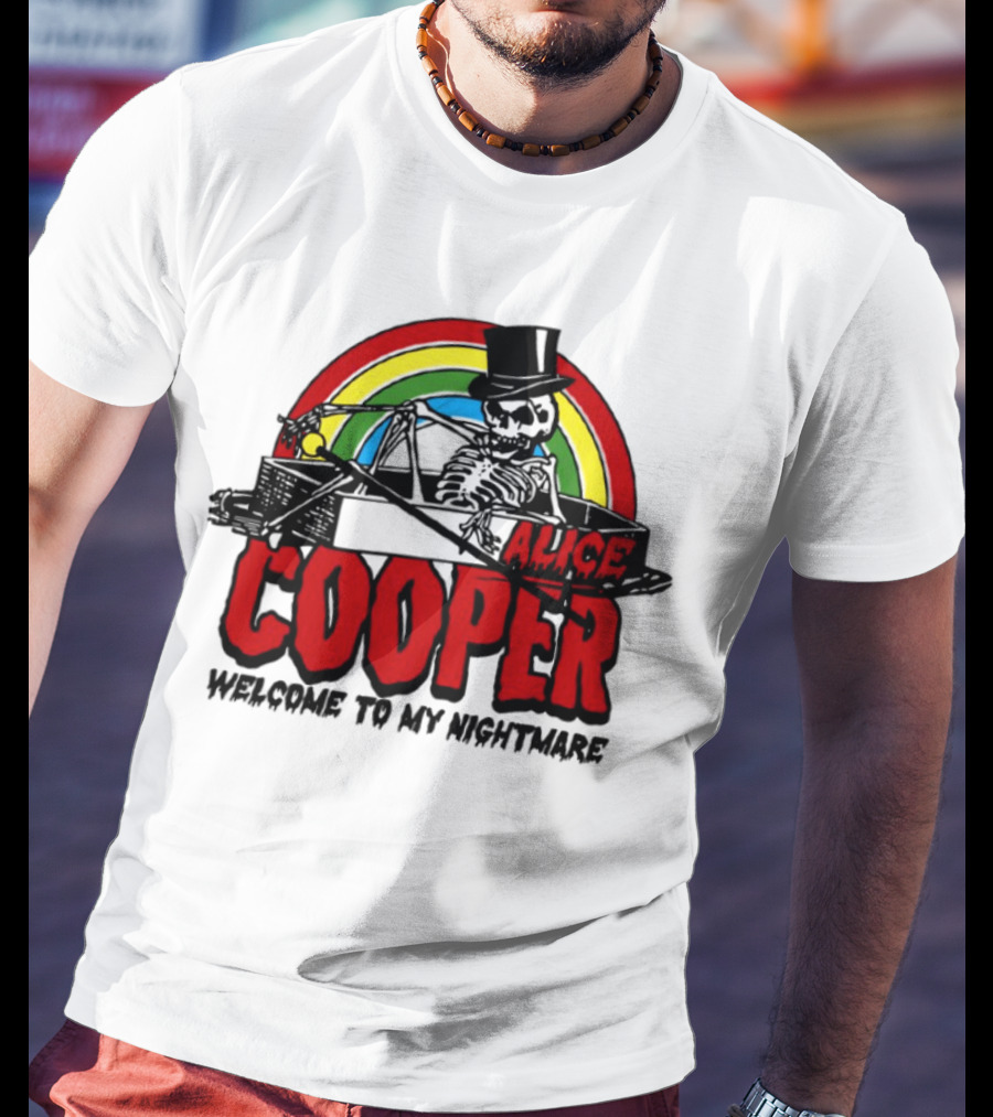 Alice Cooper Welcome To My Nightmare Rainbow Edition T-Shirt