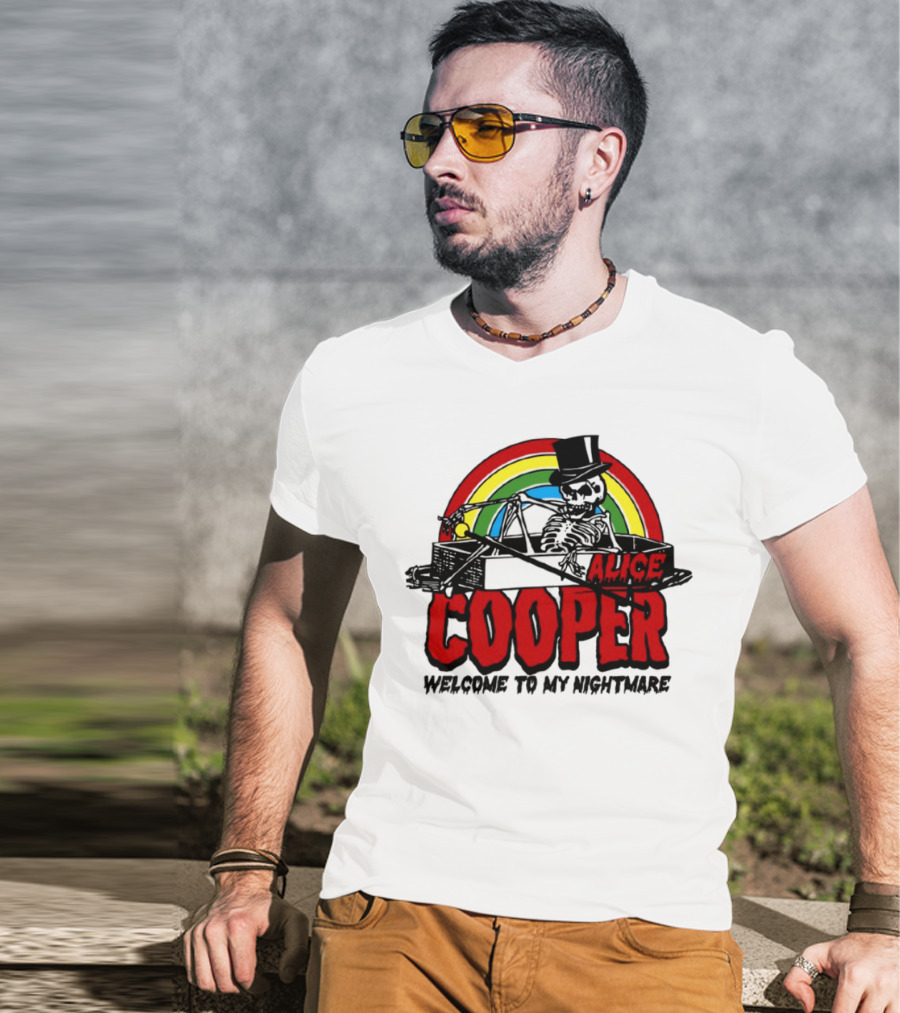 Alice Cooper Welcome To My Nightmare Rainbow Edition T-Shirt