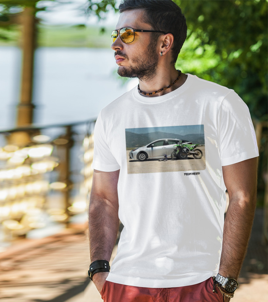 Team Fried Foreign Prius Dirt Bike Adventure TRVRD T-Shirt