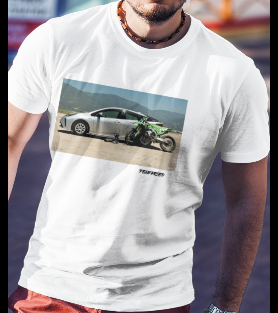 Team Fried Foreign Prius Dirt Bike Adventure TRVRD T-Shirt